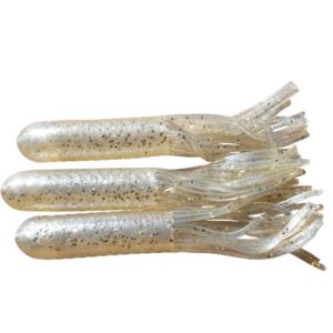 5.5" Middle Tube Pearl White w/Gold Flake (3 Pack)